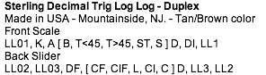 Sterling Decimal Trig Log Log - Duplex